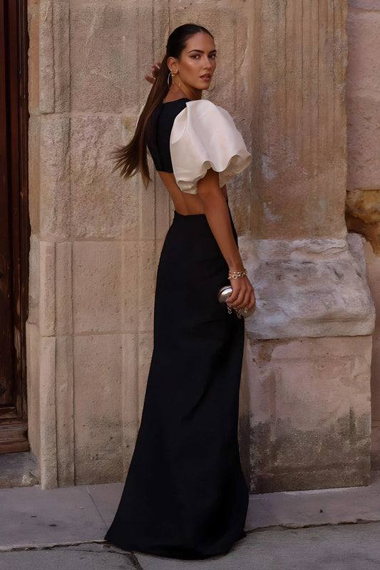 Vestido Effortless - black & white