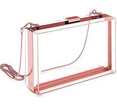 Clutch Acrílica Dorado & Rosegold