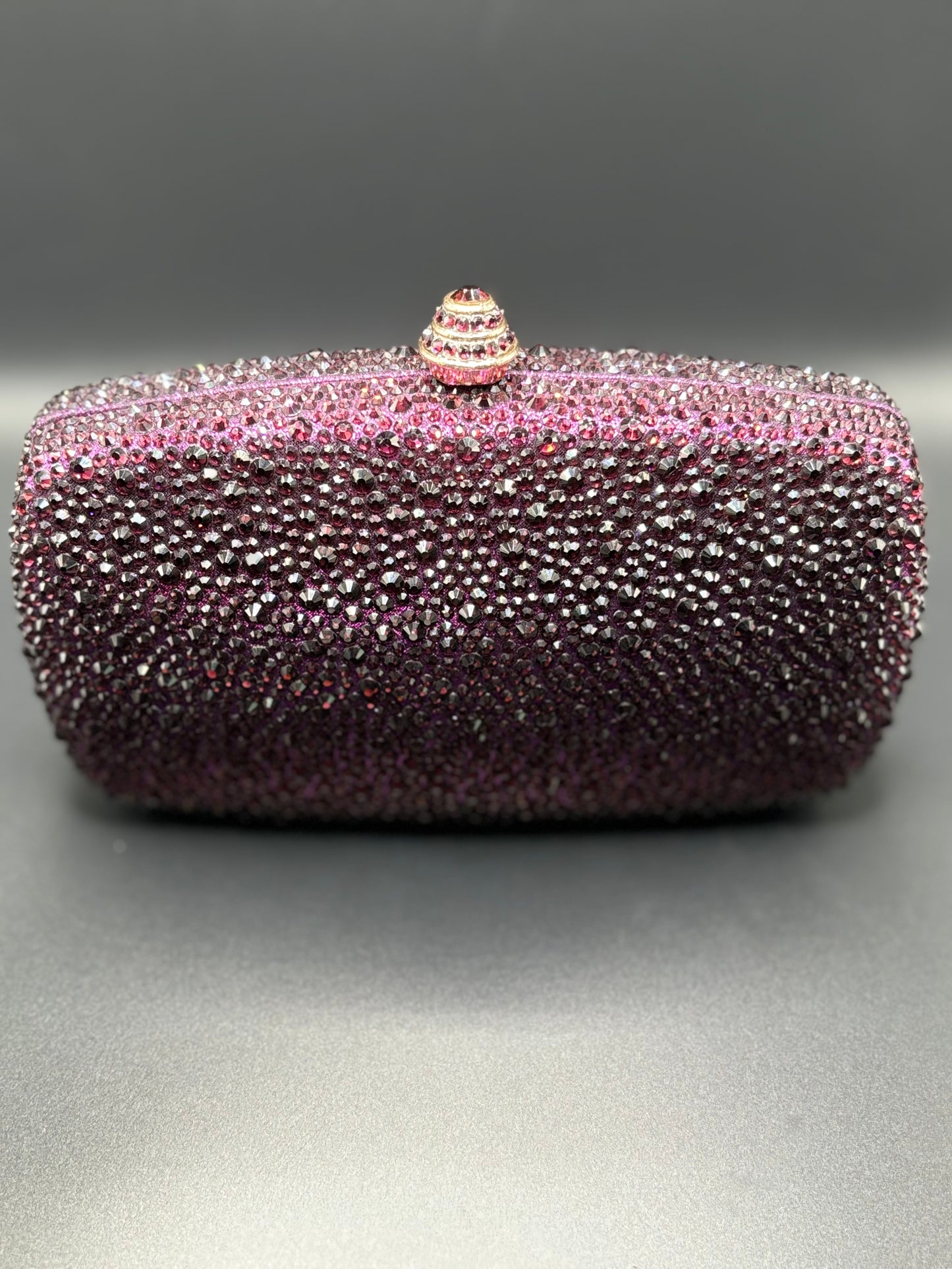 CARTERA MORADA FULL CRISTALS