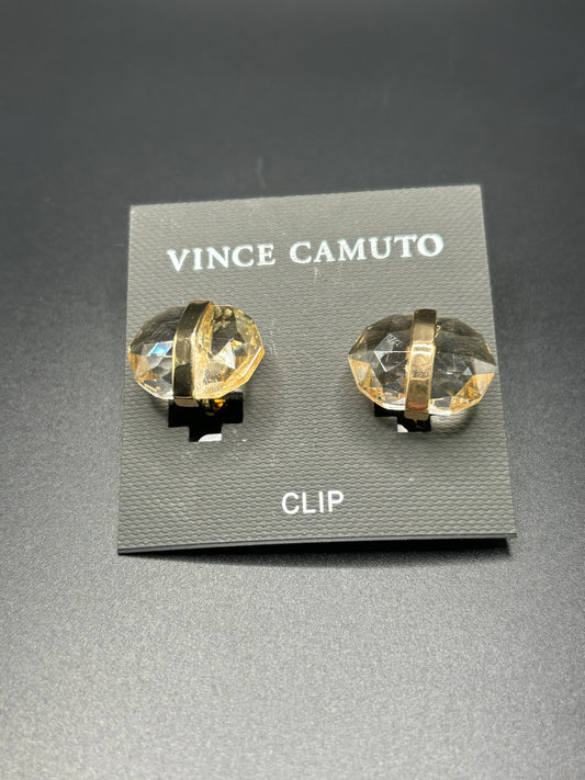 Aretes Vince Camuto - Clear gold