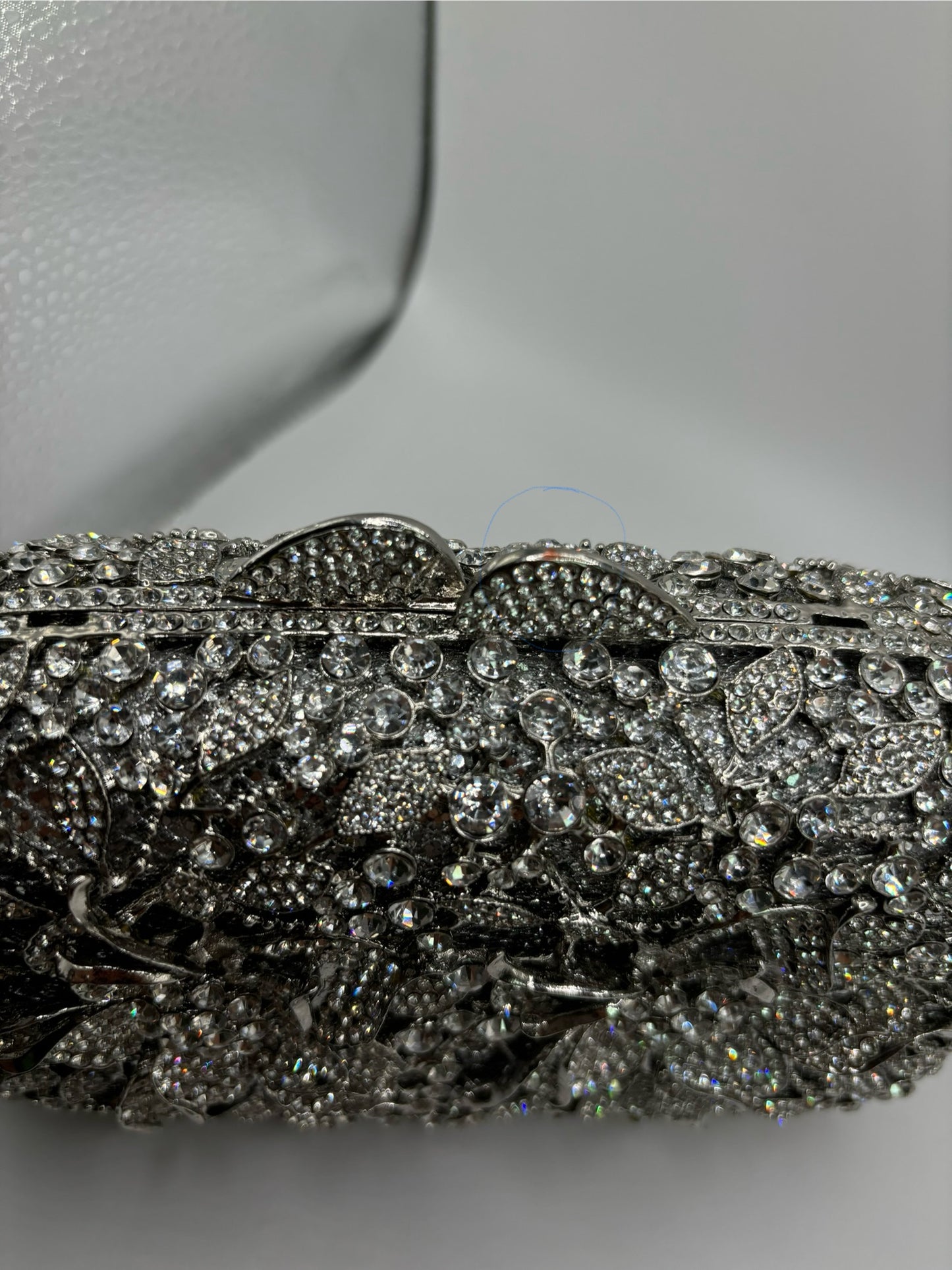 Swarovski Silver Clutch