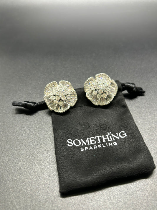 Aretes de Plata Vaguette