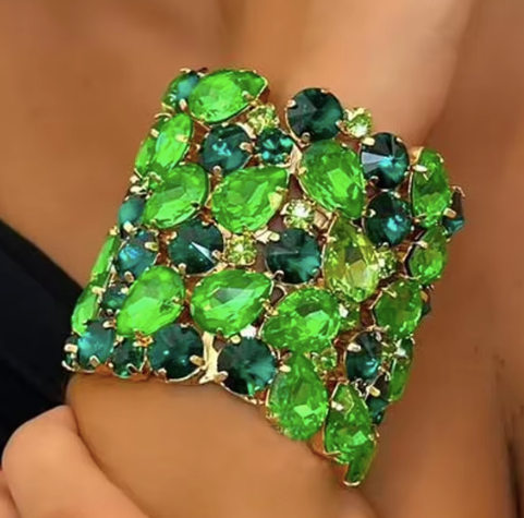 Pulcera en tonos Verdes