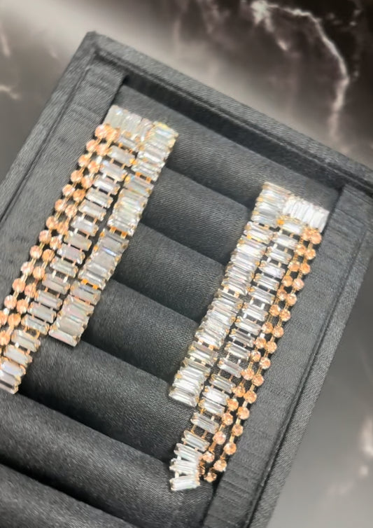 Aretes Largos Dorados / Plateados