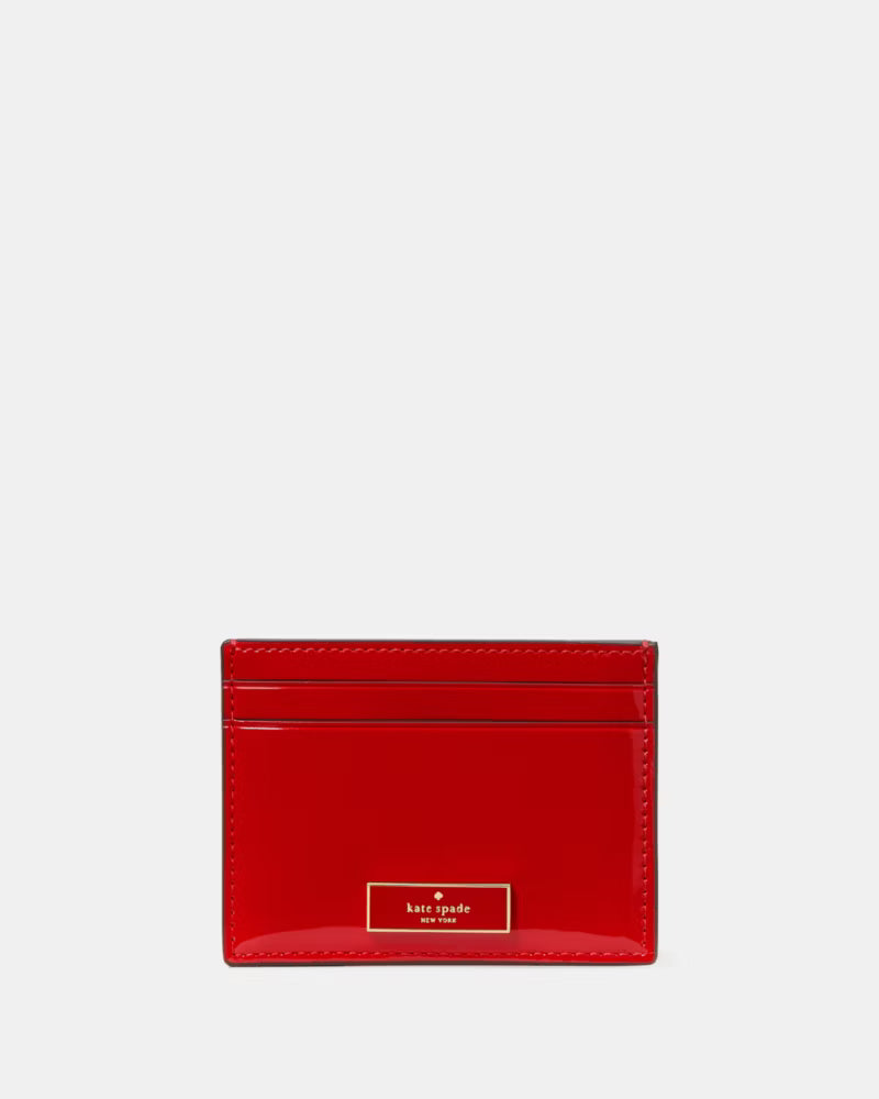 Tarejetero Kate Spade Rojo