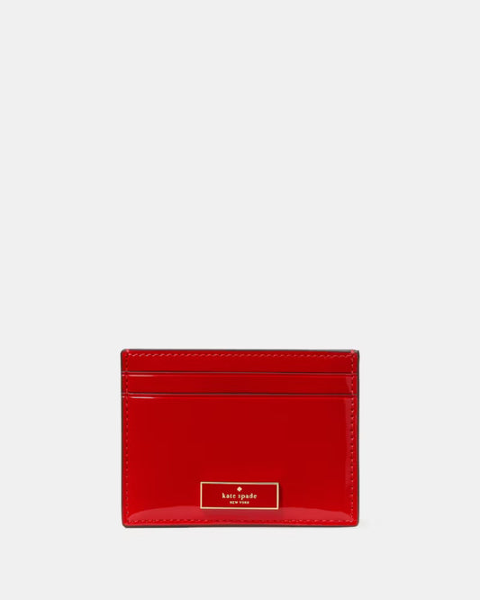Tarejetero Kate Spade Rojo