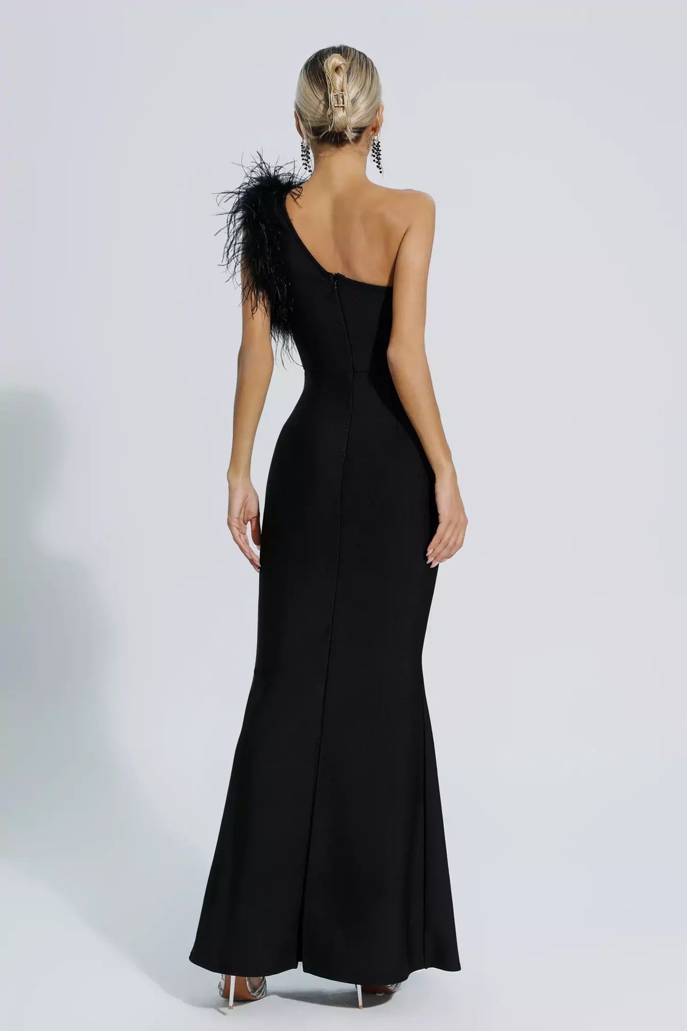 Vestido Effortless- One Shoulder Negro